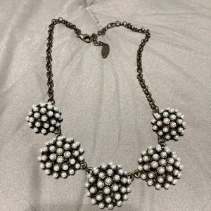 Plunder Pearl cluster drop necklace- NEW